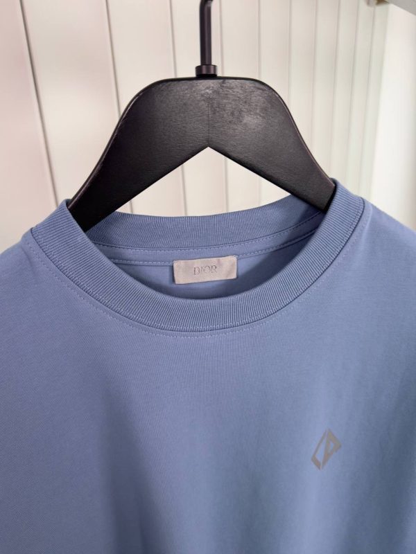 Blue dior CD diamond relax cotton tee - Image 3