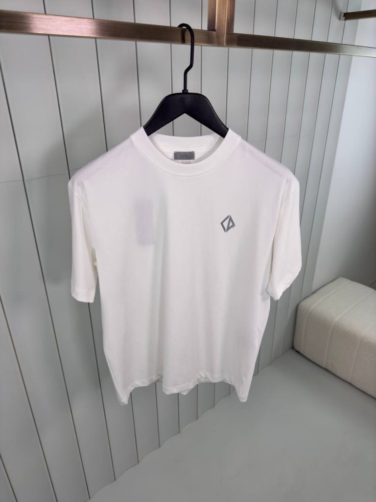 White dior CD diamond relax cotton tee