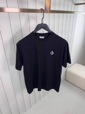 Black dior CD diamond relax cotton tee