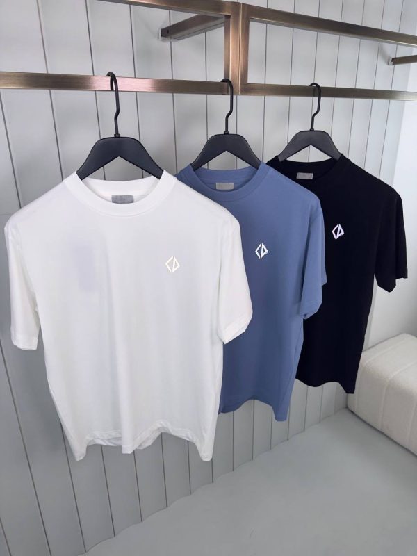 Blue dior CD diamond relax cotton tee - Image 4