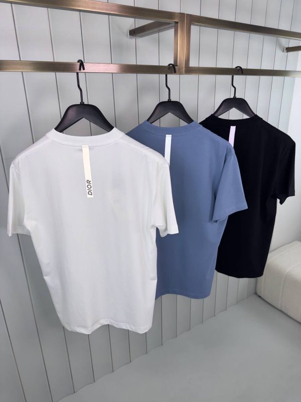 Blue dior CD diamond relax cotton tee - Image 5