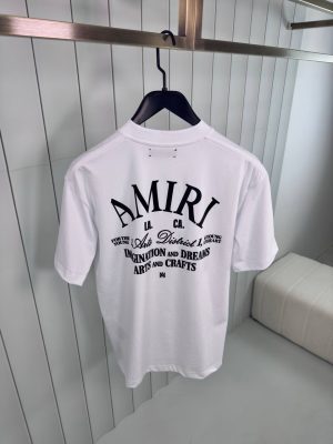 White amiri arts district cotton tee