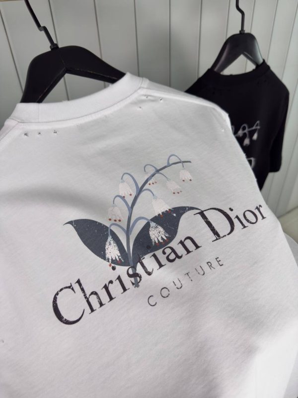 White dior couture muguet cotton tee - Image 4