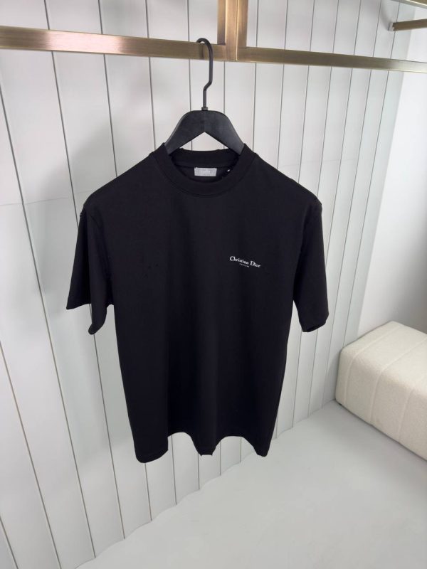 Preorder | Black dior couture muguet cotton tee - Image 2