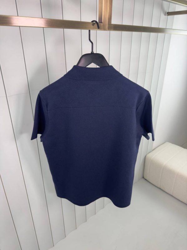 Preorder | Navy LV monogram french terry cotton short set - Image 2