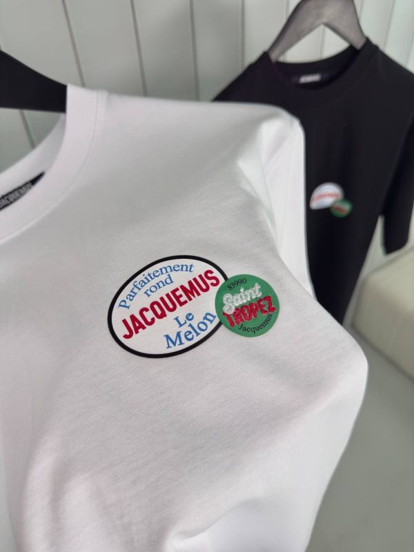 Preorder | White jacquemus the saint tropez cotton tee - Image 4