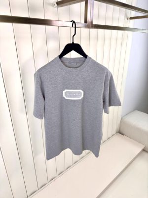 Light gray dior christian dior couture jersey cotton tee