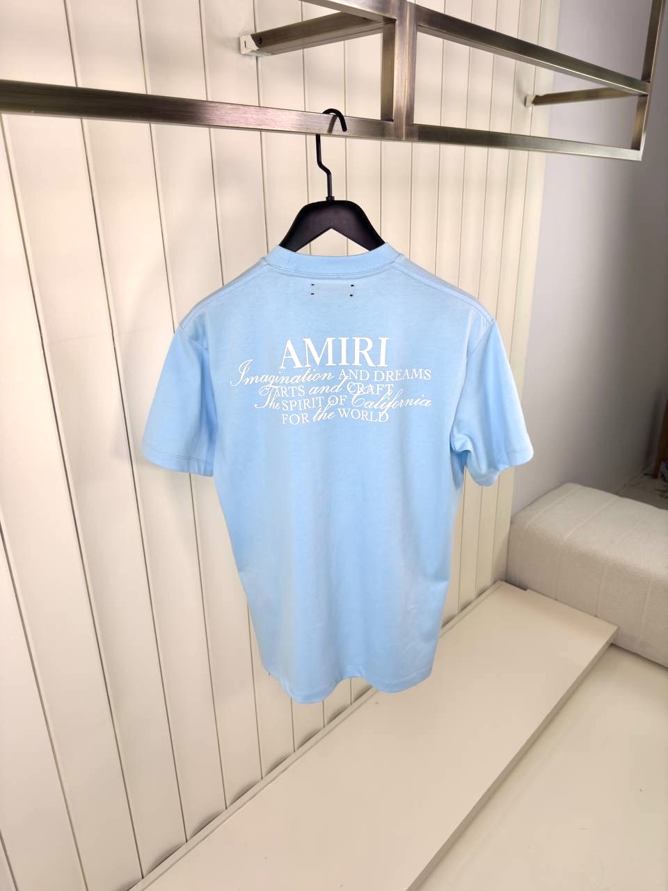Blue amiri spirit cotton tee