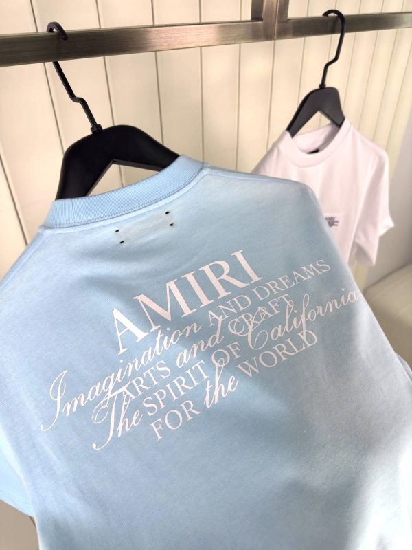 Blue amiri spirit cotton tee - Image 4