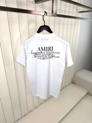 White amiri spirit cotton tee