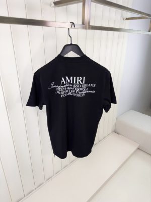 Black amiri spirit cotton tee