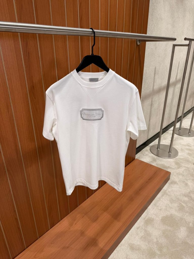 White dior christian dior couture jersey cotton tee