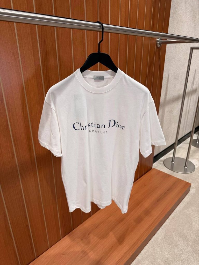 White Dior Christian Dior Couture Relaxed fit cotton tee