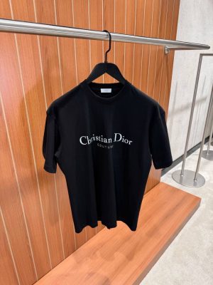 Black Dior Christian Dior Couture Relaxed fit cotton tee