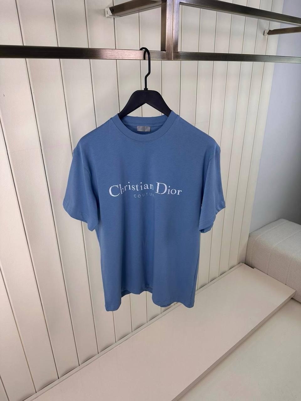 Blue Dior Christian Dior Couture Relaxed fit cotton tee