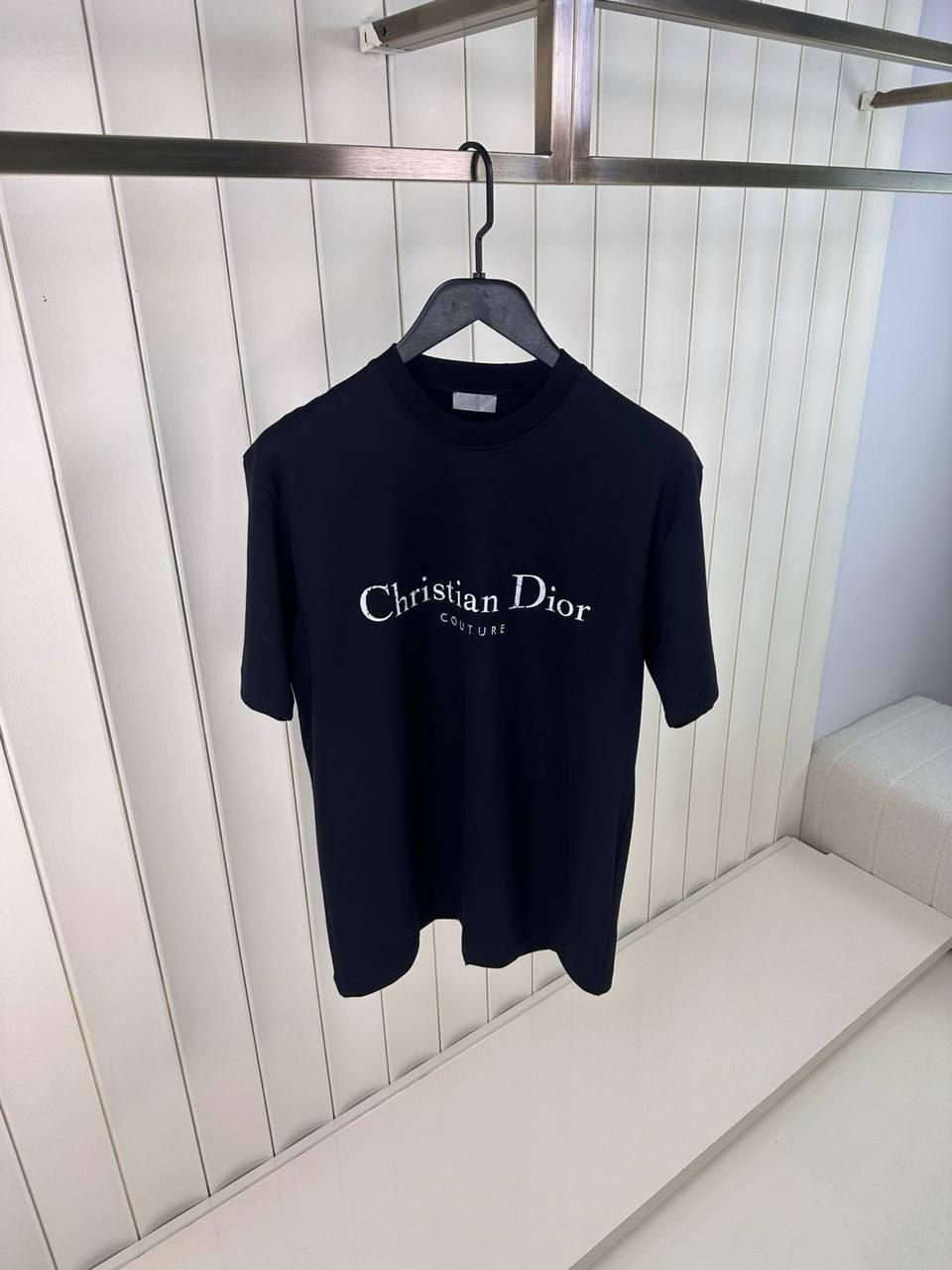 Black Dior Christian Dior Couture Relaxed fit cotton tee