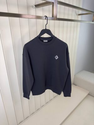 Gray dior CD diamond relax cotton Sweatshirt