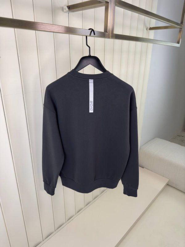 Gray dior CD diamond relax cotton Sweatshirt - Image 2