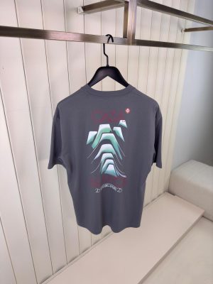 Gray casablanca frosty mountain cotton tee