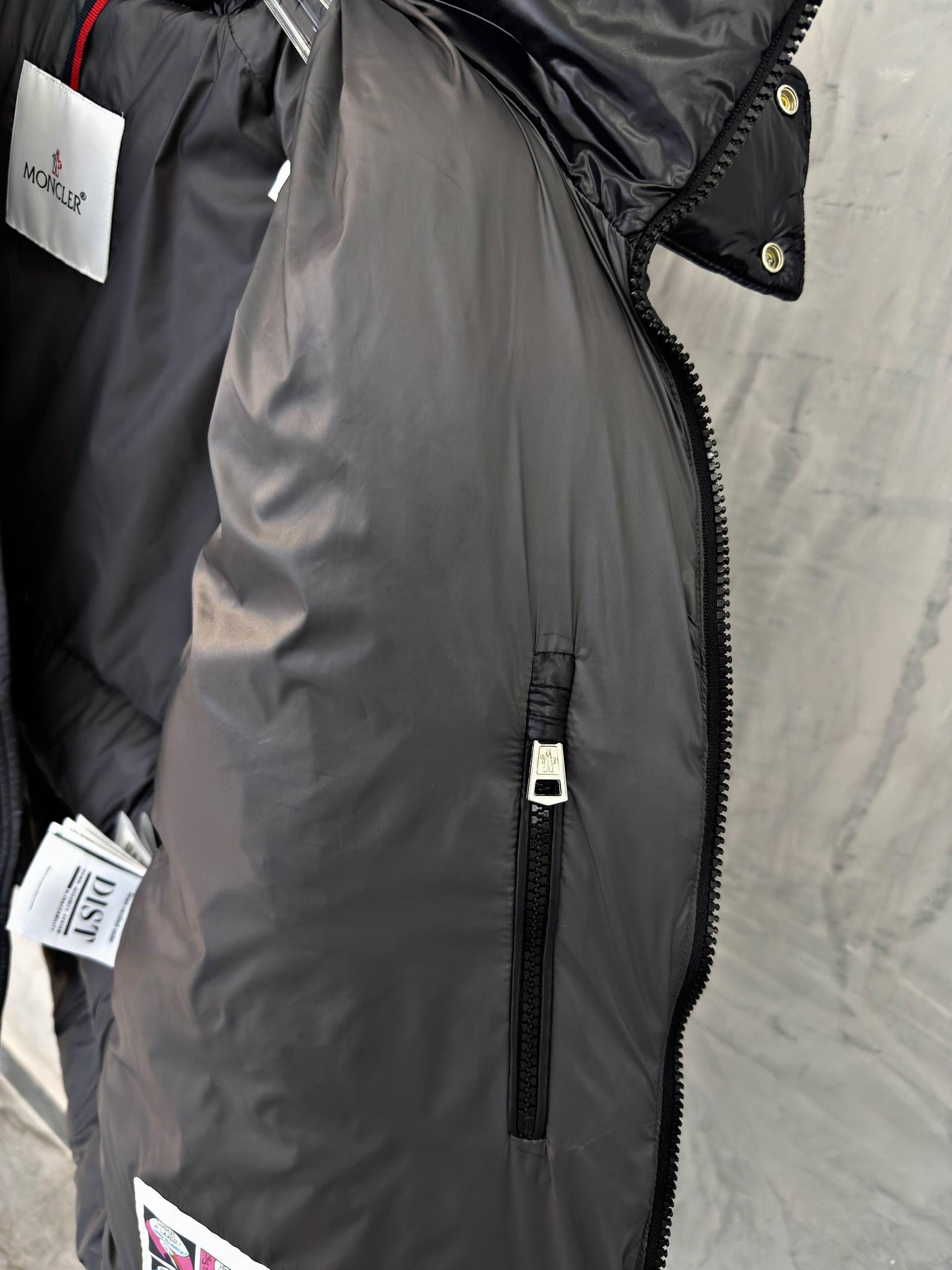 Black Moncler Maya Hooded Short Down Jacket - Image 5