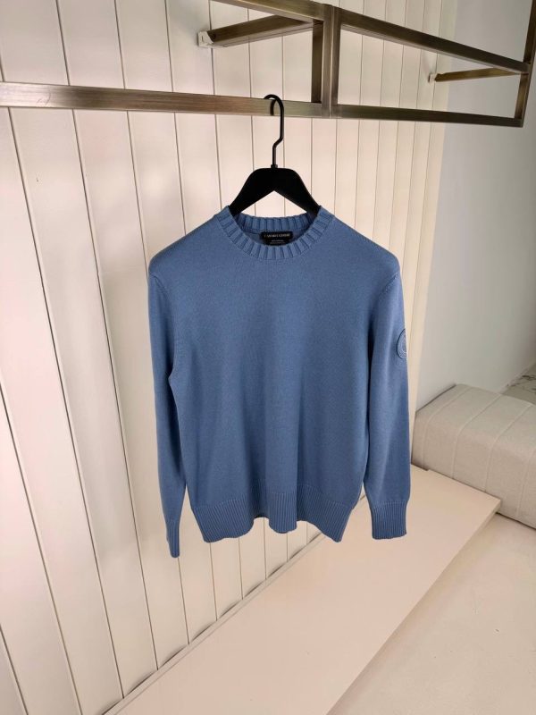 Blue canada goose rosseau crewneck sweater - Image 5