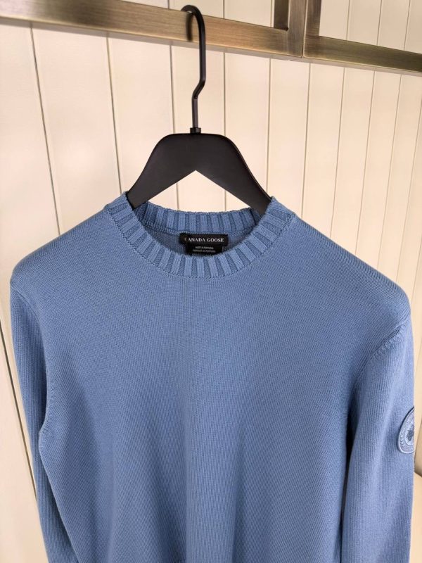 Blue canada goose rosseau crewneck sweater - Image 2