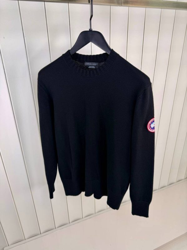 Black canada goose rosseau crewneck sweater - Image 2