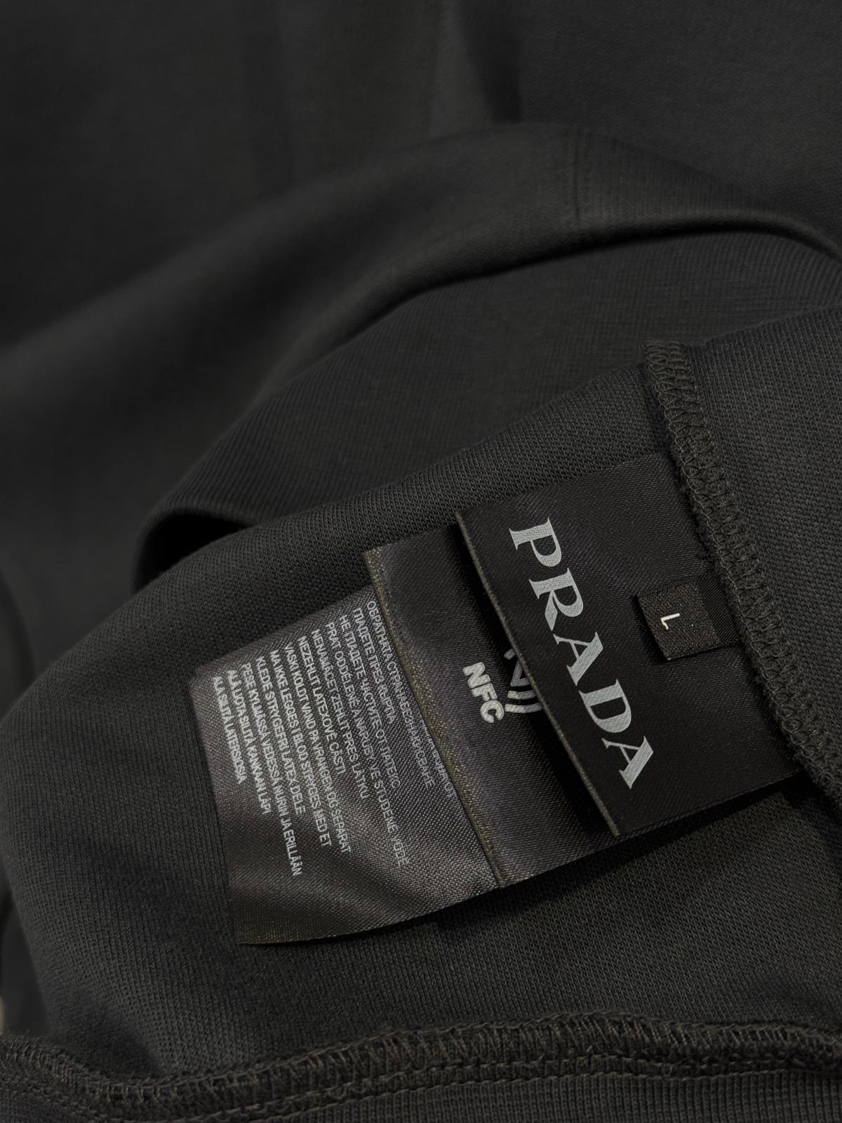 Black Prada Superfine wool half-zip sweater - Image 3