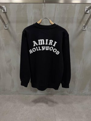 Black amiri Hollywood crewneck sweater