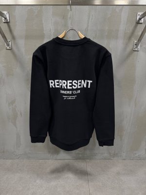 Black Represent owners club round neck sweatshirt