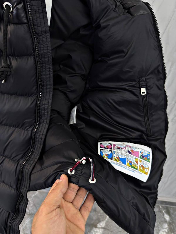Black moncler hooded puffer jacket - Image 11