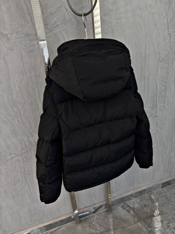 Black moncler hooded puffer jacket - Image 10