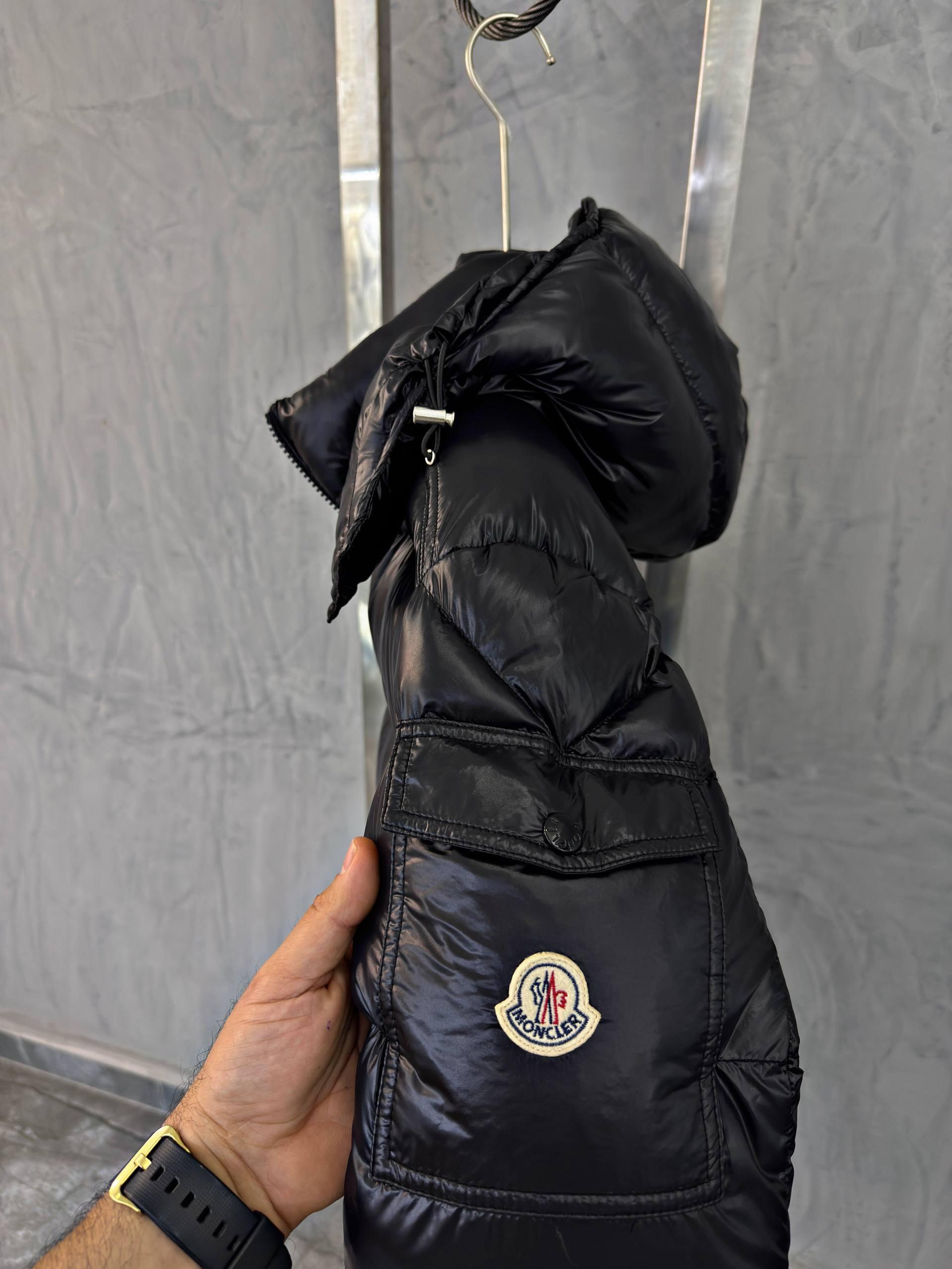 Black Moncler Maya Hooded Short Down Jacket - Image 12