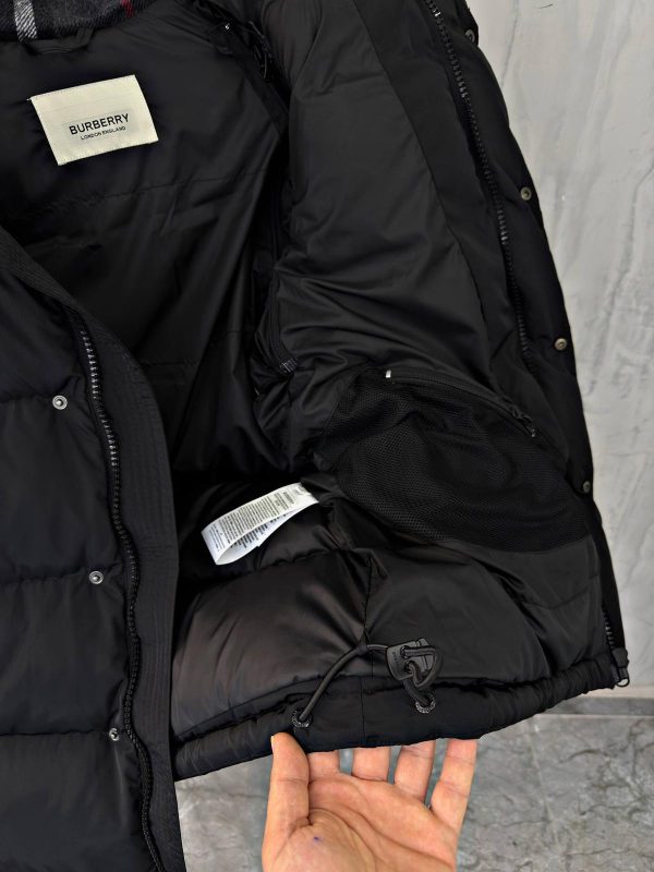 Black moncler hooded puffer jacket - Image 13