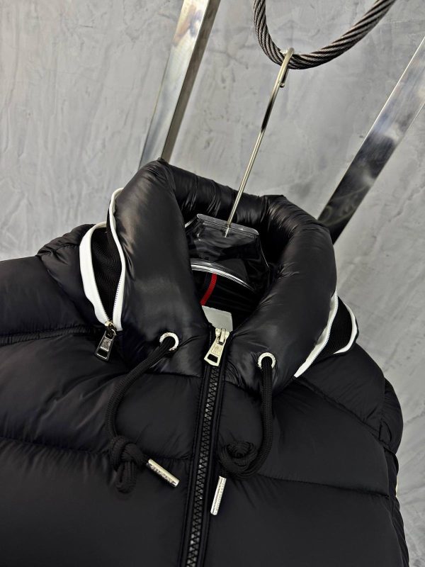 Black moncler hooded puffer jacket - Image 15
