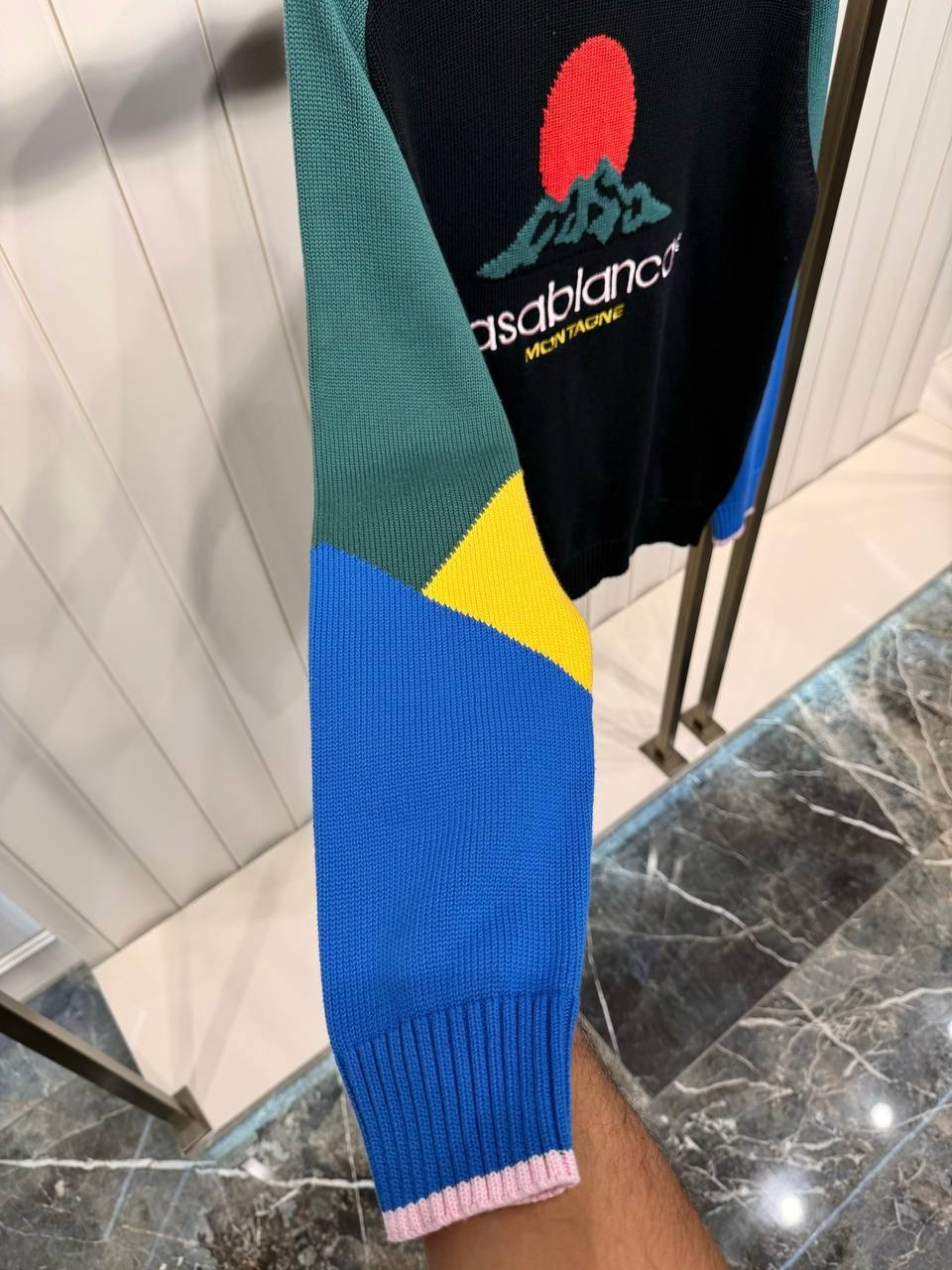 Multicolor Casablanca Marino Montagne jumper - Image 5