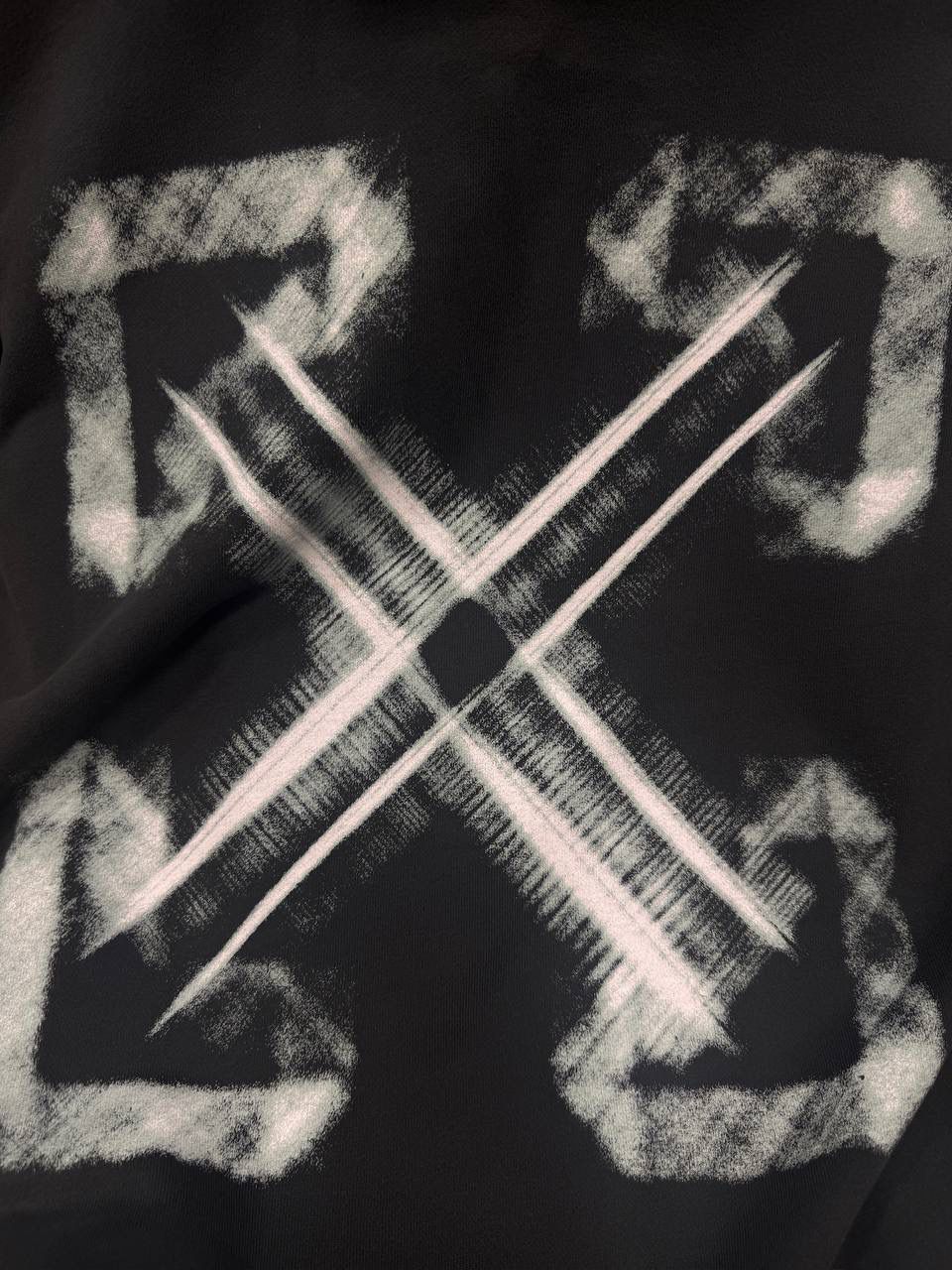 Black Off-white vibe arrow skate hoodie - Image 4