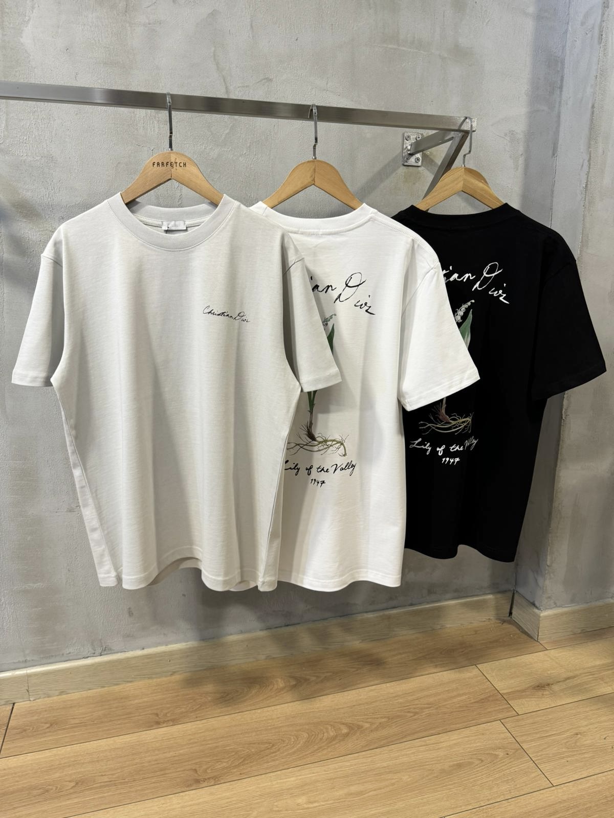 Black CD handwritten relaxed cotton tee - Image 3