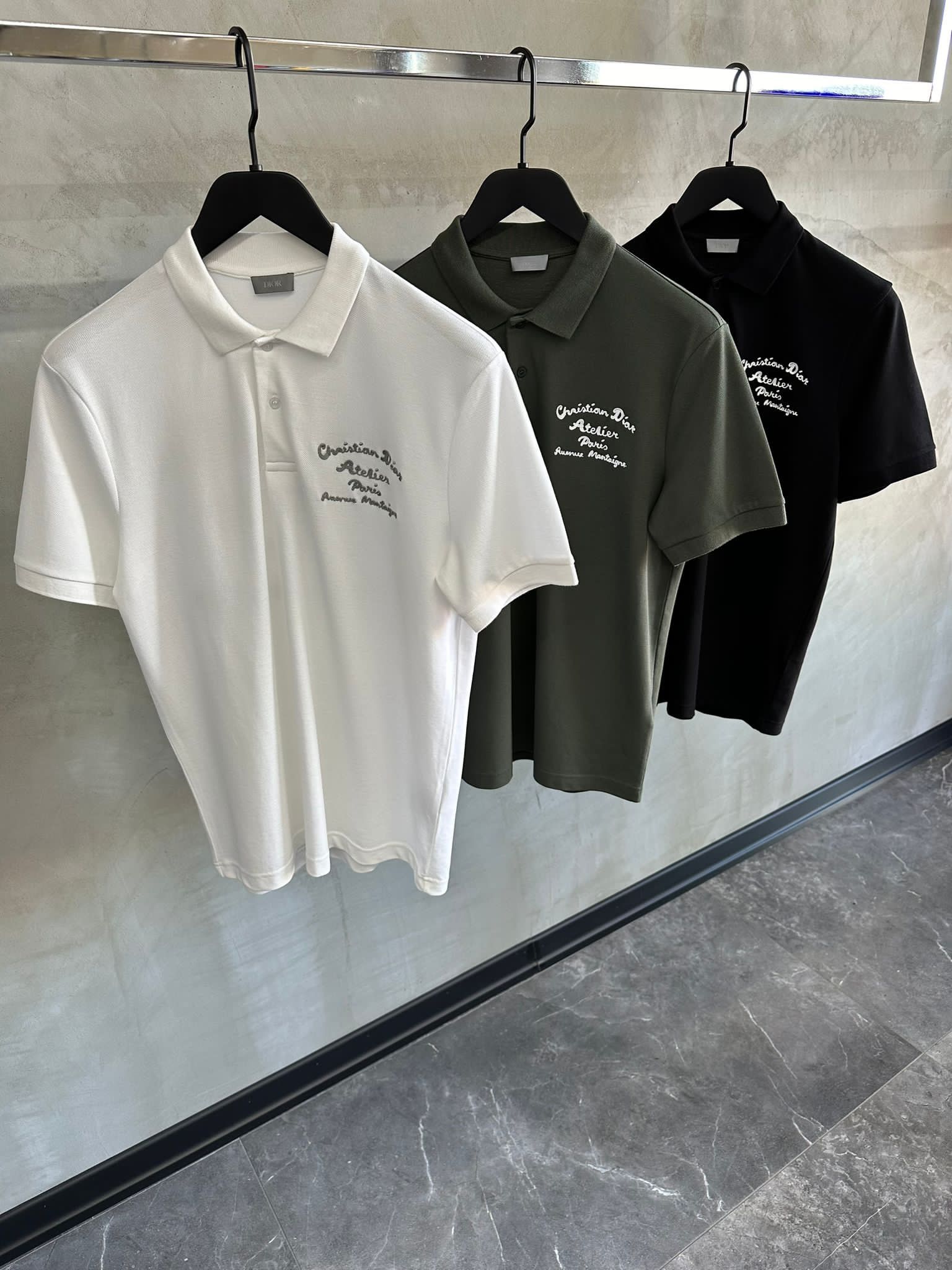 White CD atelier polo shirt - Image 5