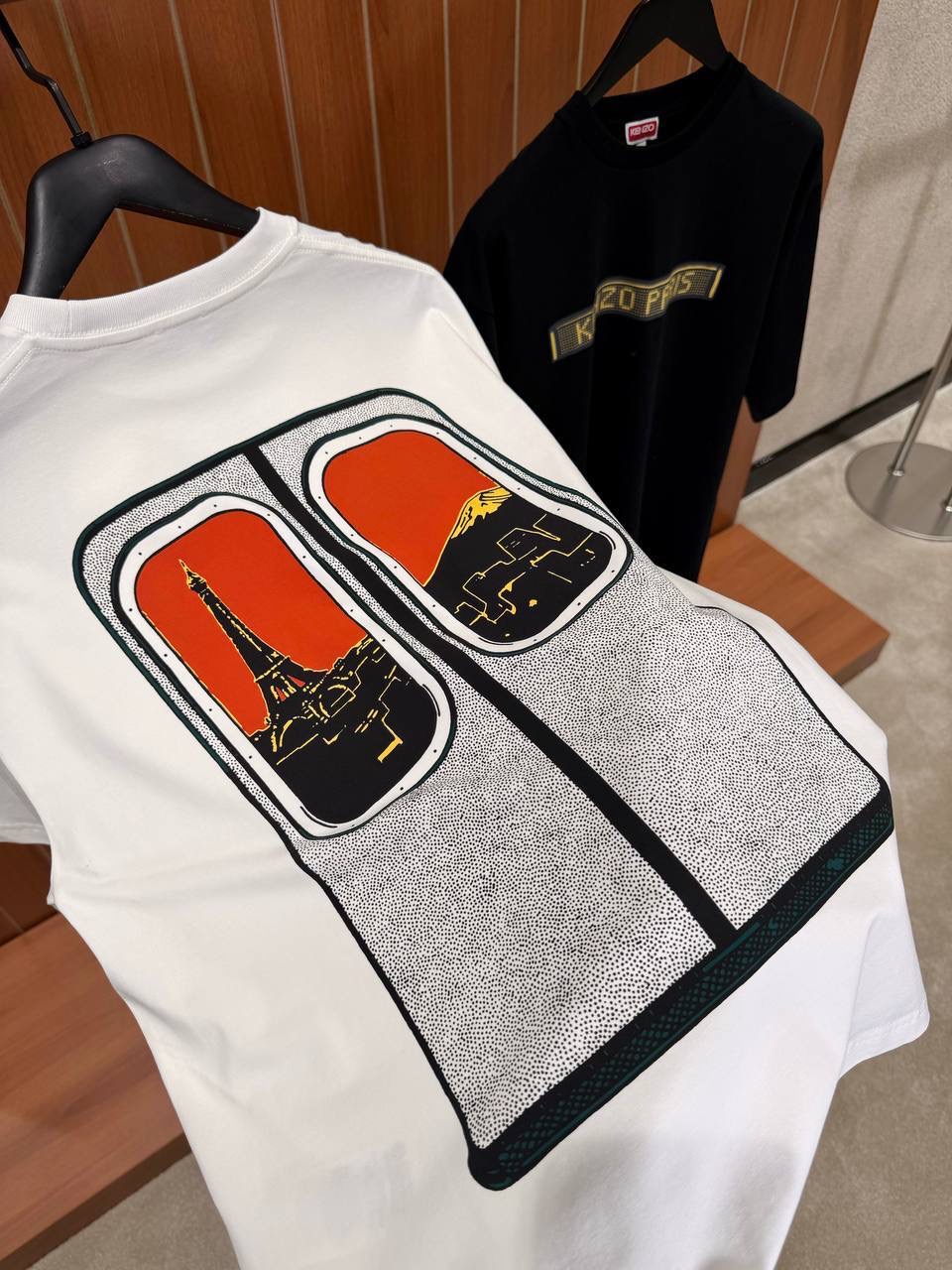 White Kenzo City oversized graphic cotton jersey tee - Image 4