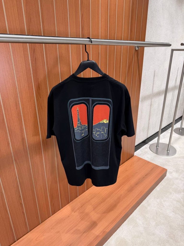 Black Kenzo City oversized graphic cotton jersey tee