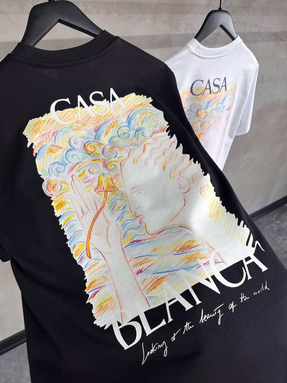 Black casablanca mushroom goddess cotton tee - Image 3