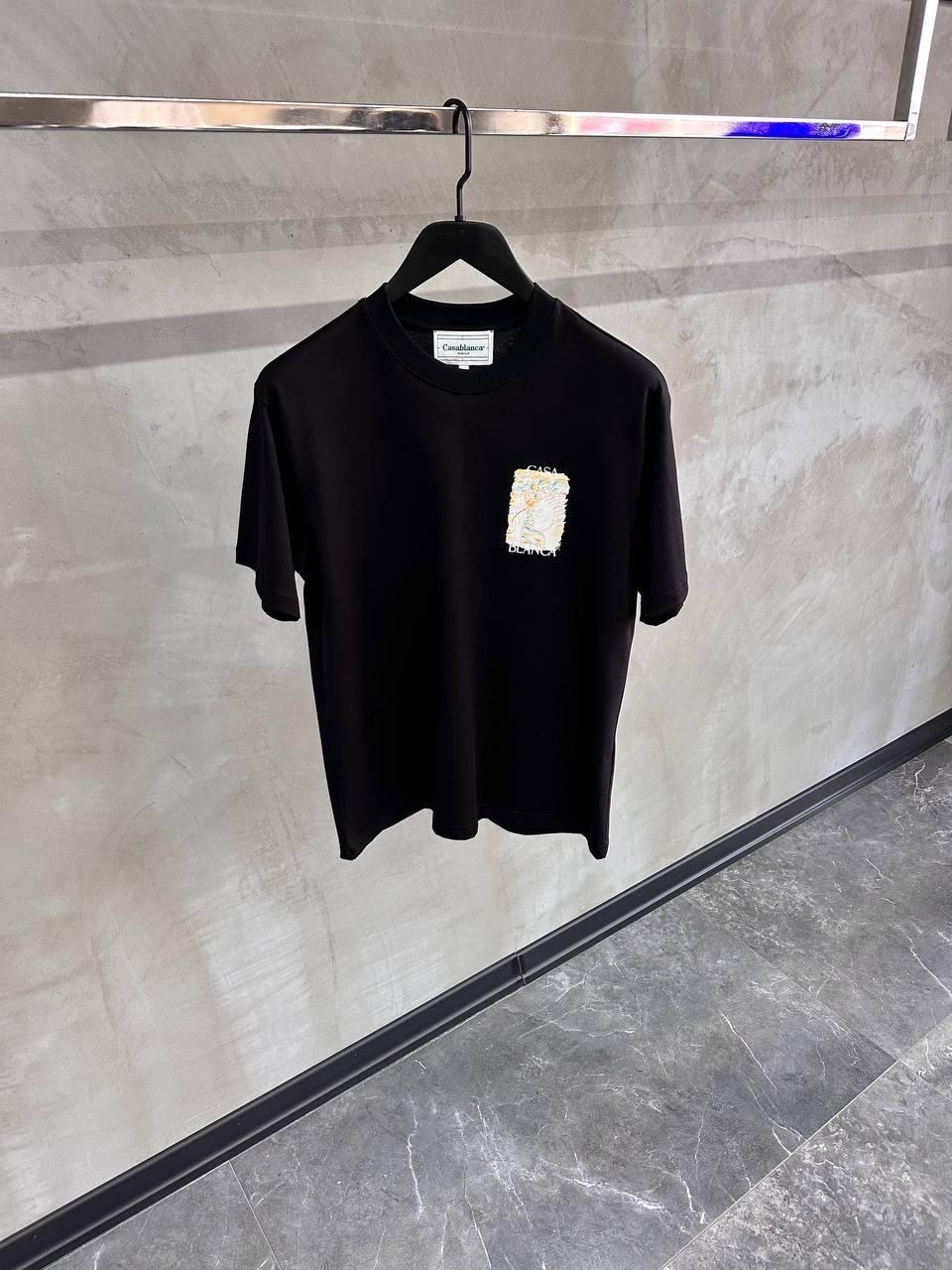 Black casablanca mushroom goddess cotton tee - Image 2