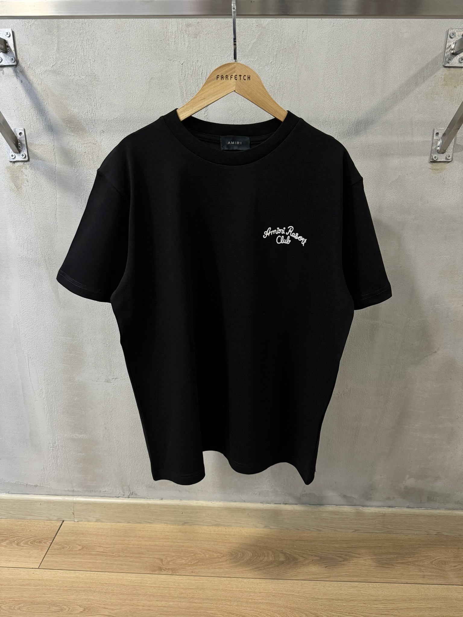Black amiri spirit os tee sn44