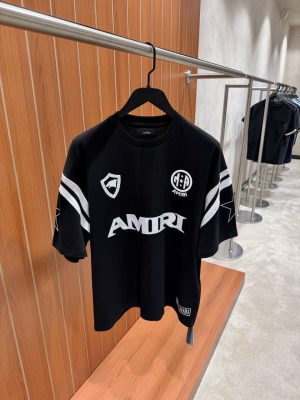 Black Amiri Sport Oversized Cotton-Jersey tee