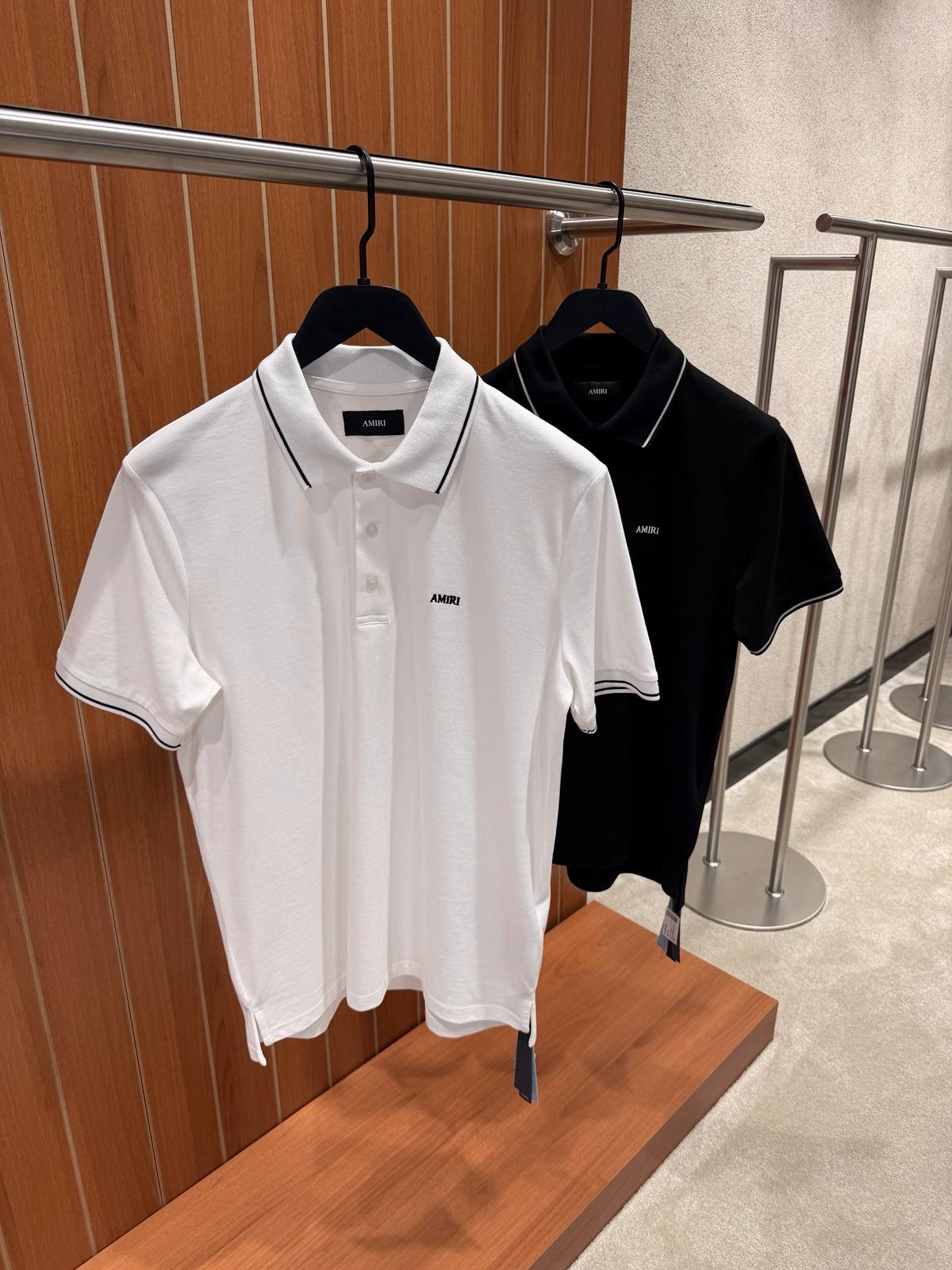 White Amiri logo-Embroidered cotton pique polo tee - Image 6