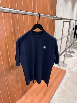 Navy Amiri MA skater cotton tee