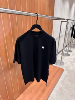 Black Amiri MA skater cotton tee