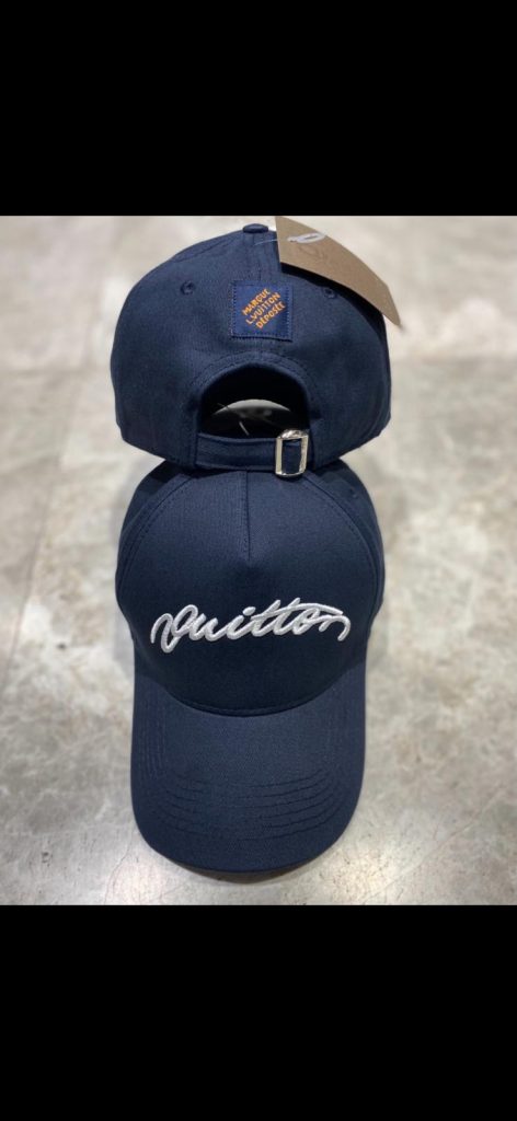 Navy LV Signature Cap