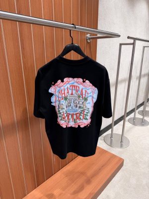Black AMIRI Chateau sketch cotton tee